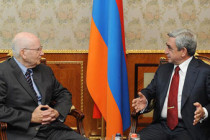 Serzh Sargsyan receives Philip Kotler