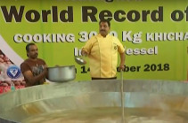 Համաշխարհային ռեկորդ՝ հնդիկ խոհարարից (Տեսանյութ)