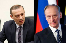 Армен Григорян обсудил с Николаем Патрушевым ситуацию в зоне карабахского конфликта