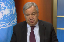 UN Secretary General fully supports the call of the OSCE Minsk Group co-chairmanship on immediate ceasefire in Nagorno Karabakh conflict zone