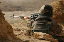 Azeri forces accumulated armored vehicles in direction of Shushi, eliminated with accurate fire of Karabakh Defense Army