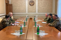 Artsakh Republic president receives commander of Russian peacekeeping forces in Karabakh Rustam Muradov