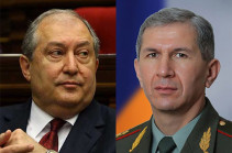 Armenia’s President meets Chief of General Staff of Armed Forces