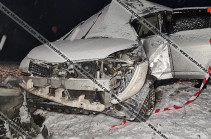 Ճանապարհի մերկասառույցի պատճառով ողբերգական ավտովթար է տեղի ունեցել Շիրակի մարզում. վարորդը տեղում մահացել է