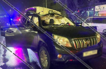 Toyota Prado-ում պայթյուն է տեղի ունեցել. 26-ամյա վարորդը տեղափոխվել է հիվանդանոց