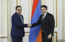 Ален Симонян принял Чрезвычайного и Полномочного посла Сирии в Армении