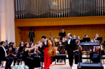 Դասական երաժշտությամբ լույս ու բարություն են սփռում. Հայաստանի պետական սիմֆոնիկ նվագախմբի հետ ելույթ են ունեցել Մարկ Բուշկովն ու Միրիամ Պրանդին