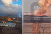 Թևավոր հրթիռները հարվածներ են հասցնում Ուկրաինայի տարածքում գտնվող օդանավակայանին (Տեսանյութ)
