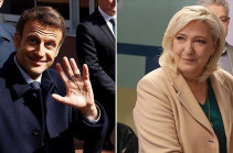 Макрон и Ле Пен выходят во второй тур выборов во Франции