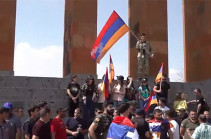 Из Сардарапата стартовало шествие «Движение сопротивления» в Ереван