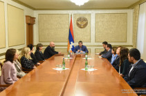 Президент Арутюнян принял представителей русской общины Арцаха