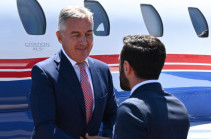 Президент Черногории Мило Джуканович прибыл с официальным визитом в Ереван