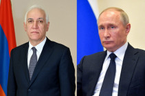 Президент Армении в Санкт-Петербурге встретится с Владимиром Путиным