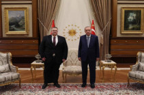 Ռուսաստանի փոխվարչապետ Օվերչուկն Անկարայում հանդիպել է Թուրքիայի նախագահ Էրդողանի հետ