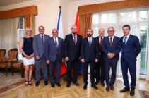 Арарат Мирзоян принял участие во встрече в посольстве Армении в Чехии