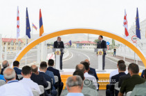 При участии премьер-министров Армении и Грузии состоялось официальное открытие моста «Дружба»