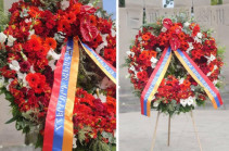 От имени Сержа Саргсяна в пантеоне «Ераблур» воздана дань уважения памяти погибших за независимость Родины