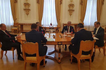 Армен Григорян встретился в Москве с секретарем Совета безопасности РФ Николаем Патрушевым