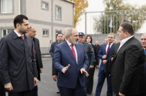 Никол Пашинян в Егварде присутствовал на церемонии открытия нового комбикормового завода
