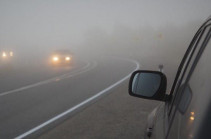 На дороге Арташавана, участке Горис-Сисиан и перевале Саравана – густой туман