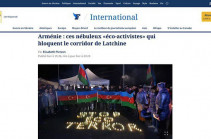 Непонятные «экоактивисты», заблокировавшие Лачинский коридор: Le Figaro
