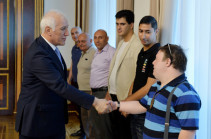 Ваагн Хачатурян принял представителей организации «Армянские Специальные Олимпиады»