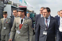 Сурен Папикян принял участие в церемонии открытия Парижской авиационной выставки