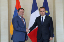 Сурен Папикян встретился с министром Вооруженных сил Франции Себастьеном Лекорню
