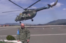 Вертолеты ВКС России продолжили перевозку раненых из Арцаха в Сисиан (Видео)