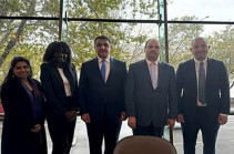В ходе визита в Лондон Ваан Керобян также встретился с представителями Торговой палаты