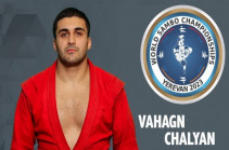 Ваагн Чалян – бронзовый призер ЧМ-2023 по самбо в Ереване