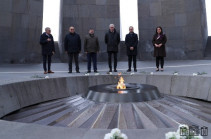 Литовские парламентарии посетили мемориальный комплекс Цицернакаберд
