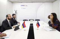 Мирзоян обсудил с главой МИД Лихтенштейна положения принятого в Гранаде заявления