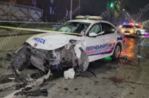 Երևանում բախվել են պարեկային ծառայության մեքենան և Opel-ը. կան վիրավորներ, այդ թվում՝ պարեկներ