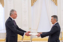 Լիտվայում ՀՀ դեսպանն իր հավատարմագրերն է հանձնել նախագահ Գիտանաս Նաուսեդային