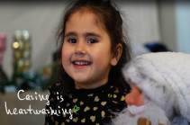 The Christmas Miracle in Shirak Region - Ameriabank Santas Visited Children from Artsakh
