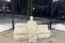 В Джермуке установлена ​​копия памятника Вазгена Саркисяна в Шуши (Фото)