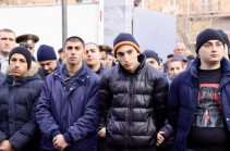 В Армении начался зимний призыв: Фотографии