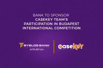 Byblos Bank Armenia to sponsor CaseKey team’s participation in Budapest’s CUBE 2024