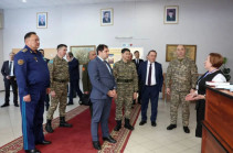 Сурен Папикян посетил военный колледж министерства обороны Республики Казахстан