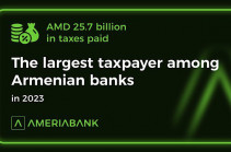 Ameriabank is the Largest Taxpayer Among Armenian Banks