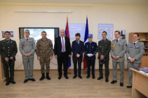 Ֆրանսիայի ԶՈՒ Սեն-Սիր ռազմական ակադեմիայի ղեկավար կազմի ներկայացուցիչներն այցելել են Վազգեն Սարգսյանի անվան ռազմական ակադեմիա
