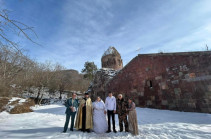 Тигран и Мариам из Арцаха предпочли венчаться в приграничном монастыре Св. Хоранашат Тавушской области, в 100 метрах от позиции врага (Фото)