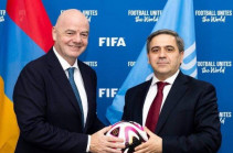 Армен Меликбекян встретился в Париже с президентом ФИФА Джанни Инфантино