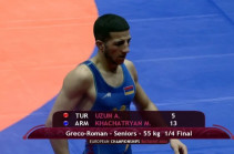 Манвел Хачатрян одержал победу над турецким спортсменом и вышел в полуфинал
