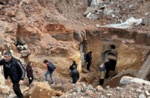 В Оганаване обнаружена средневековая высеченная в скале гробница