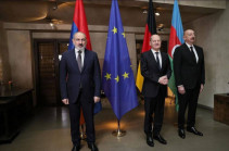 Трехсторонняя встреча: Пашинян встретился с Олафом Шольцем и Ильхамом Алиевым