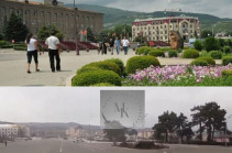 Азербайджанцы разрушили не только здания Национального собрания Арцаха и «Союза воинов-освободителей», но и скульптуры на площади Возрождения