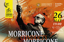 Հայաստանում առաջին անգամ կներկայացվի լեգենդար Էնիո Մորիկոնեի հեղինակային ծրագիրը․ դիրիժոր՝ Անդրեա Մորիկոնե