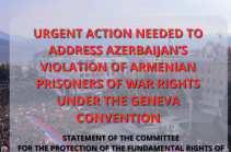 Ադրբեջանի կողմից հայ ռազմագերիների հետ բեմադրված հարցազրույցների հեռարձակումը նրանց իրավունքների ուղղակի խախտում է